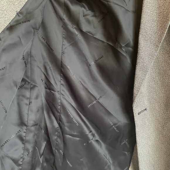 ISABEL MARANT Black & White Eladim Double Breasted Jacket - Picture 8 of 10